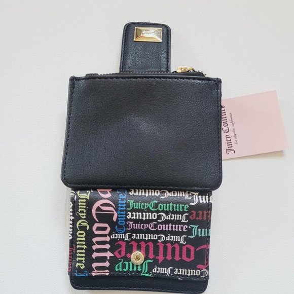Juicy Couture Black Card and Coin Wallet - Picture 4 of 4